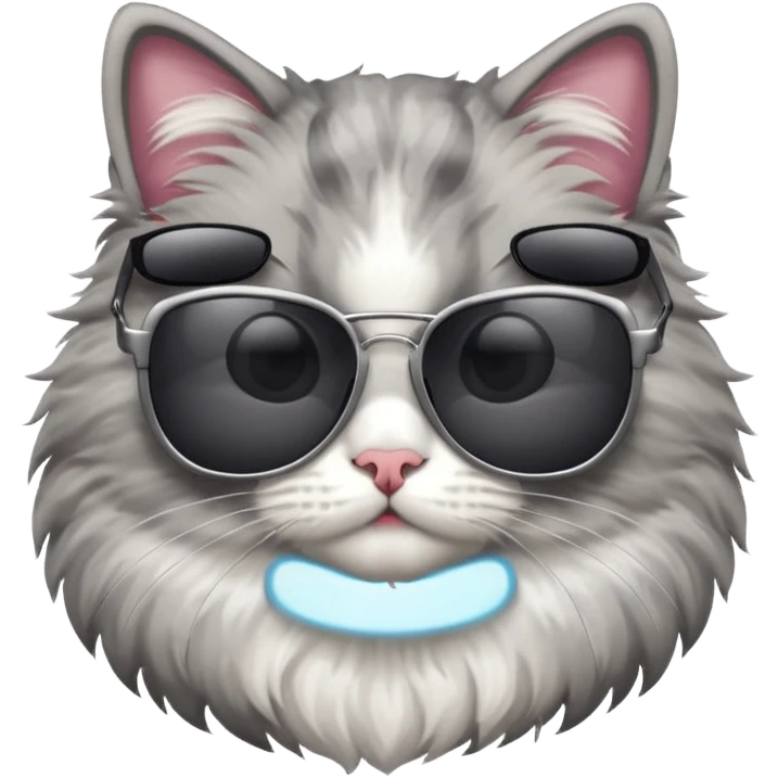 Cat wearing sunglasses emoji