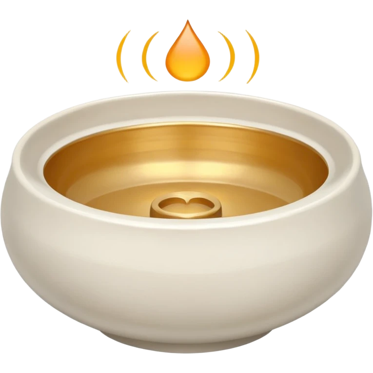 meditation bowl emoji