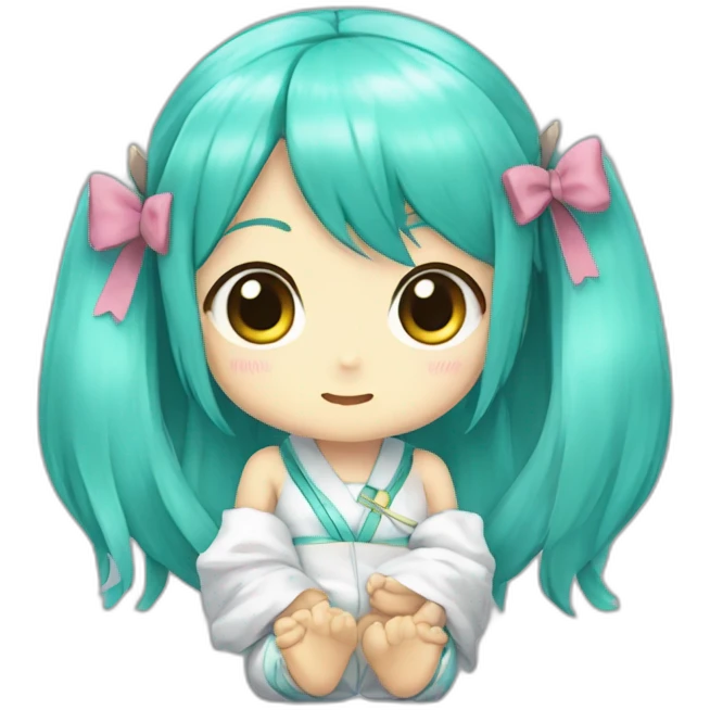 Hatsune Miku infant emoji