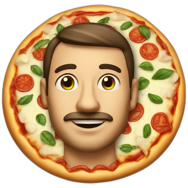 italian on a pizza emoji