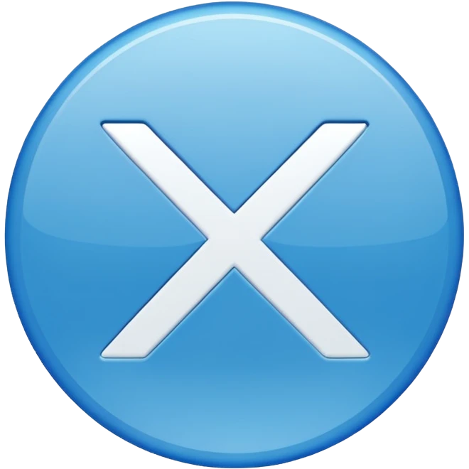 Blue circle Verification tick emoji