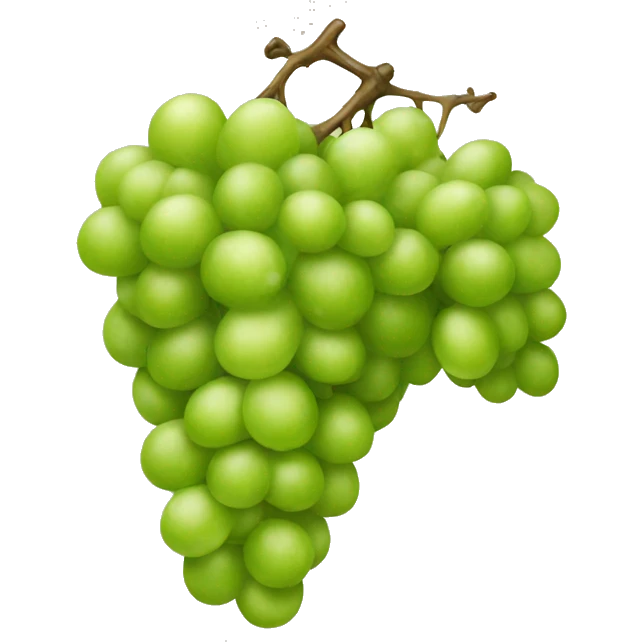 Green grapes emoji