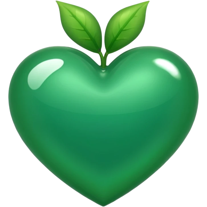 Green heart emoji