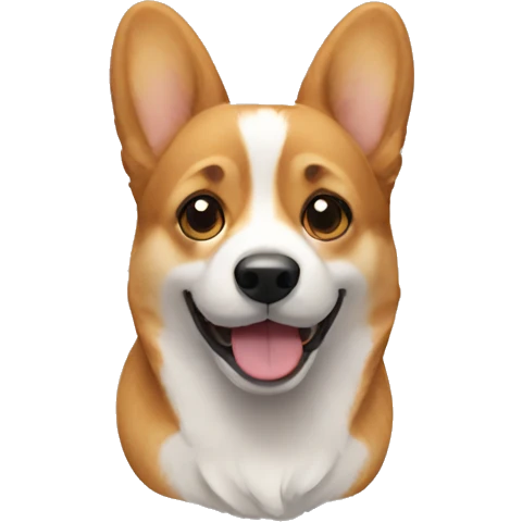 Dog corgi bit emoji
