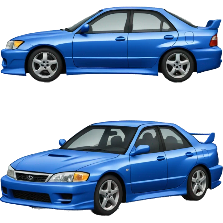 Blue Toyota altezza  emoji