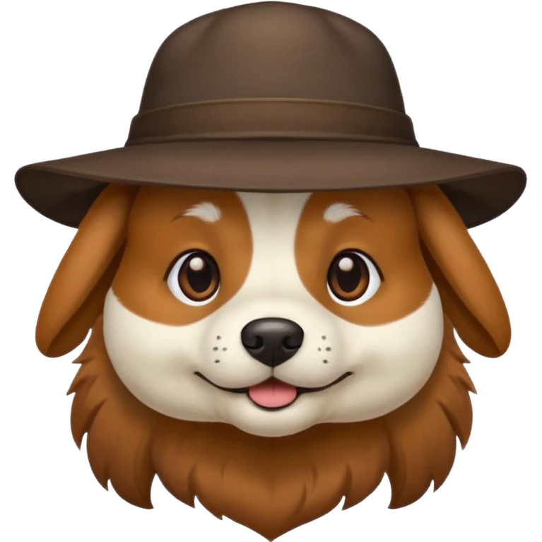 Dog wearing a hat  emoji