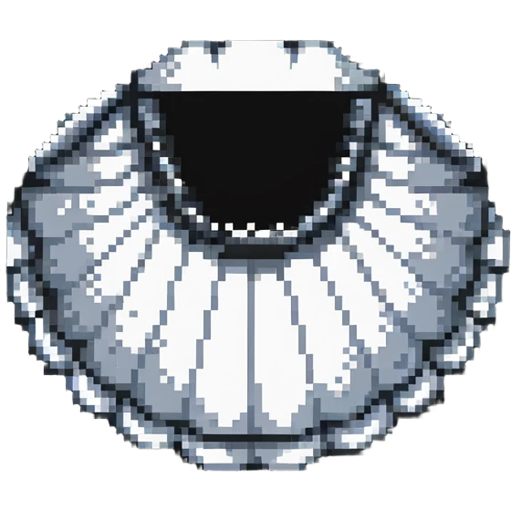 open clam shell with pearl emoji