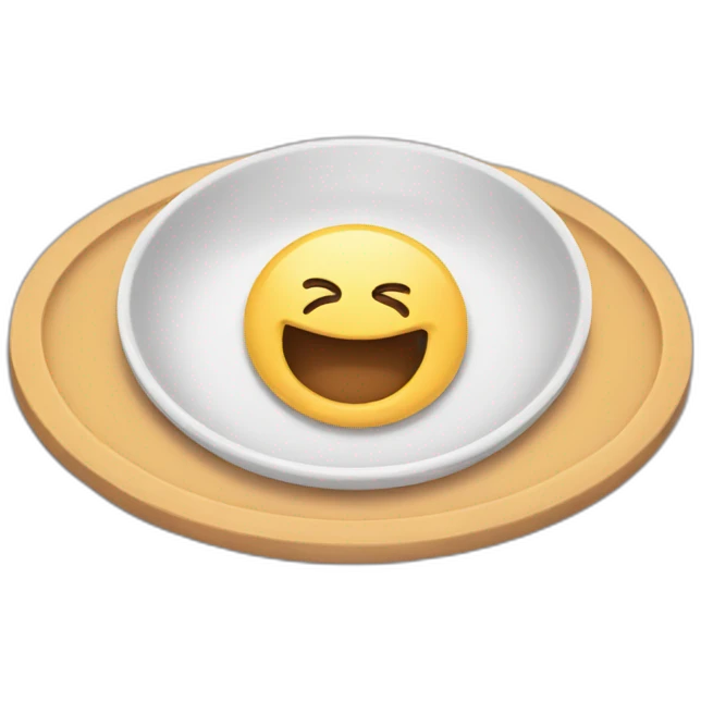cute plate exit emoji