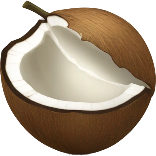 Coconut emoji