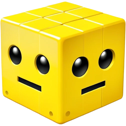 geometry dash cube character emoji