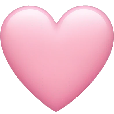 Pink pastel heart  emoji