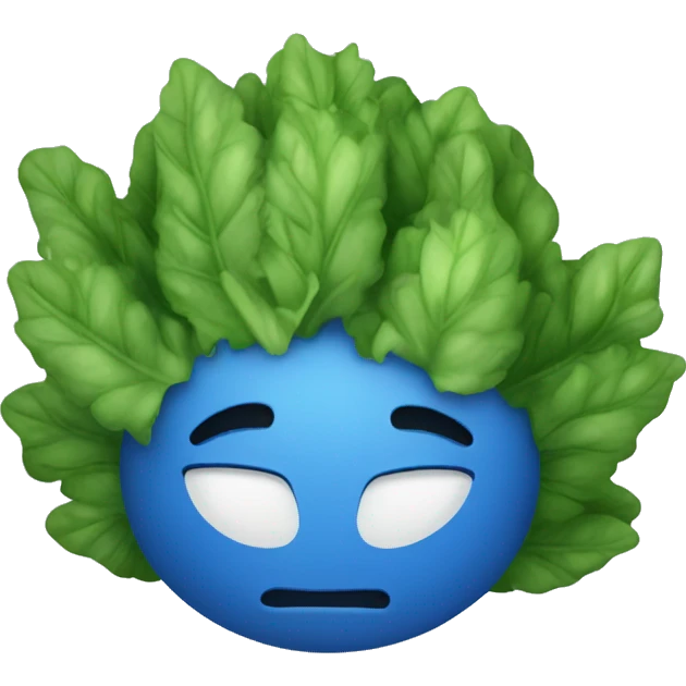Veggeto blue  emoji