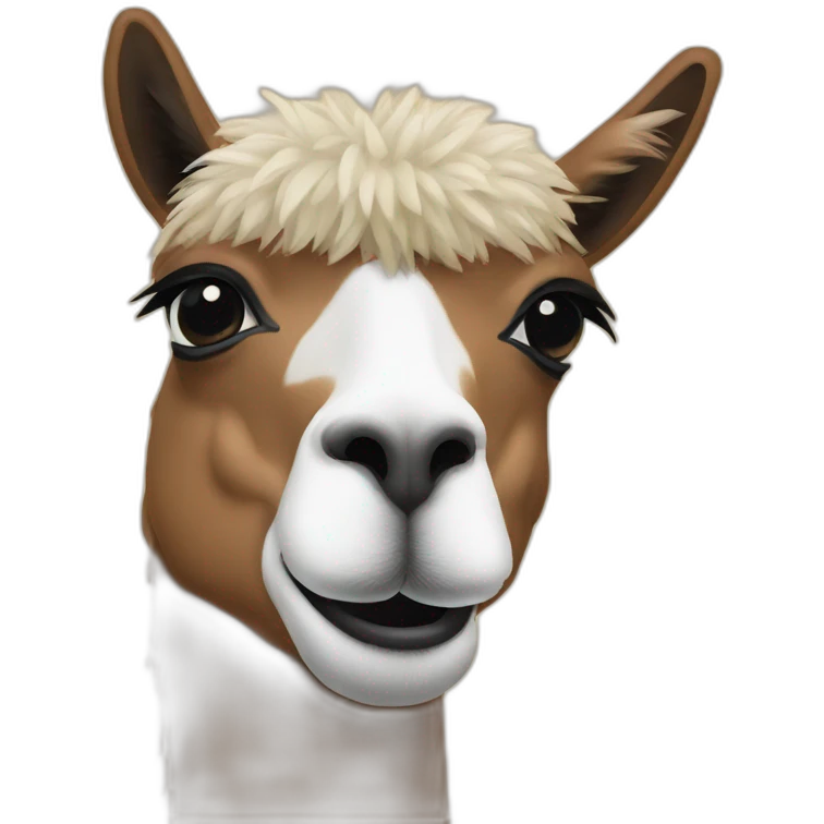 Lama pinhata emoji