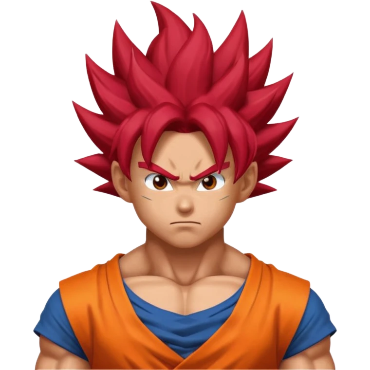 Goku super saiyan god emoji