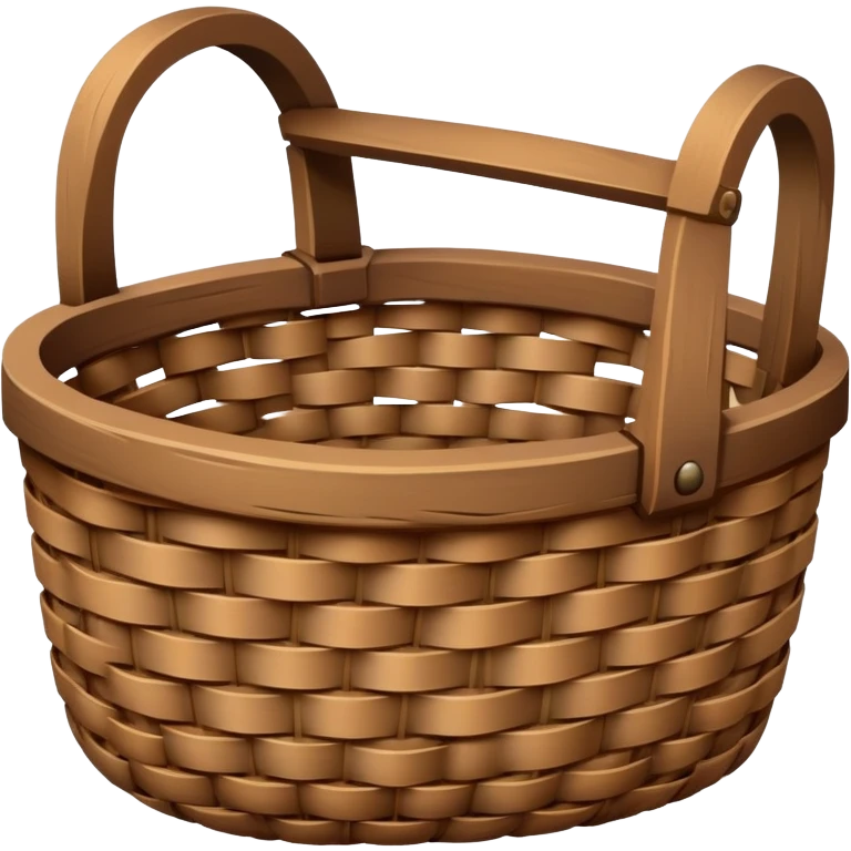 brown basket  emoji