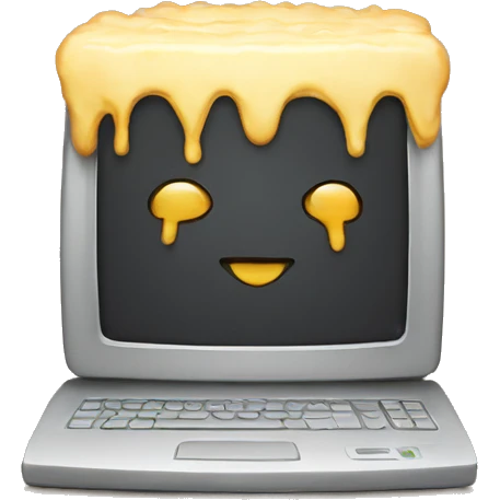 Computer birthday emoji