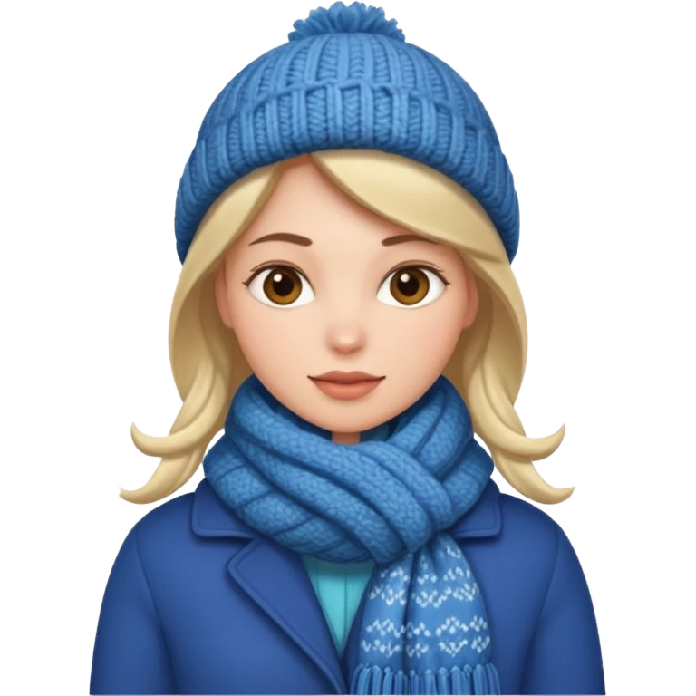 Winter Photo female emoji