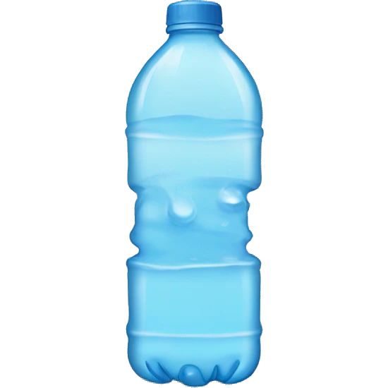 Bottle of water emoji