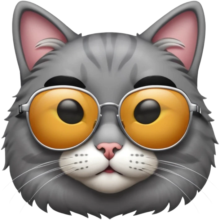 Cat wearing sunglasses emoji