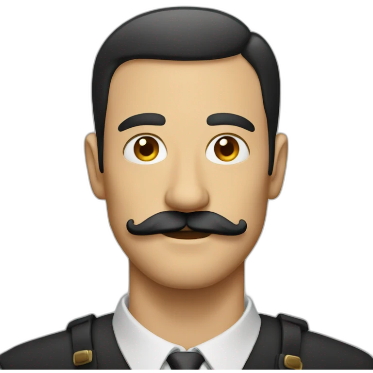 Man-with-square-mustache emoji