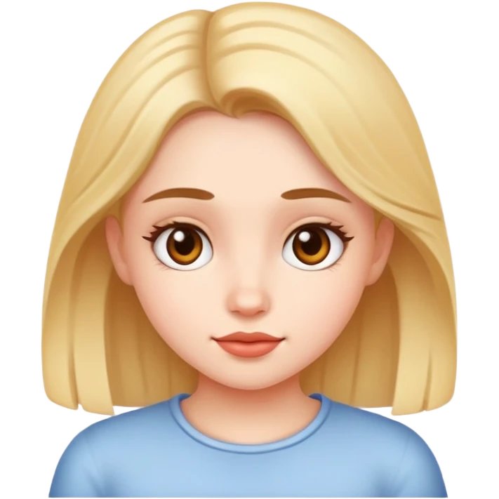 Cute girly emoji