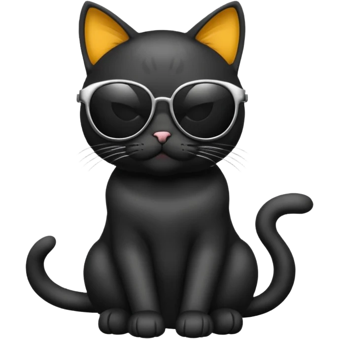 Cat wearing sunglasses emoji