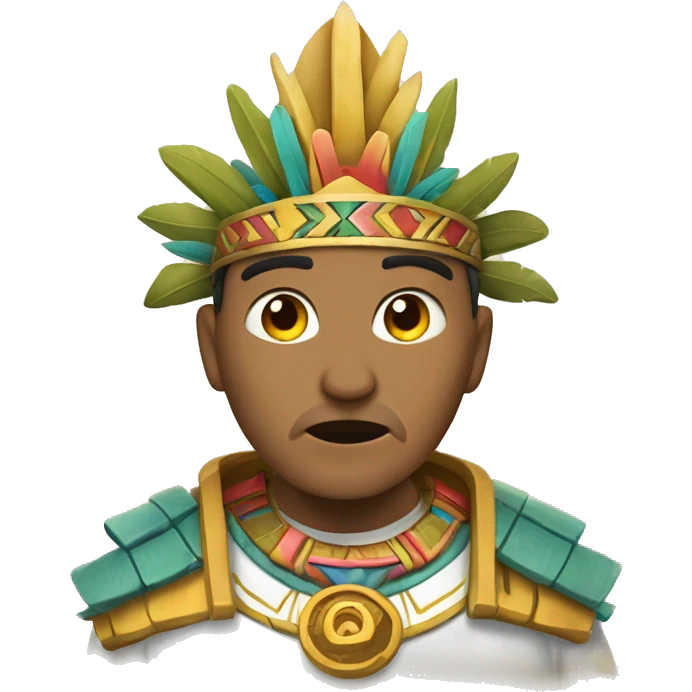 Azteca blanca pide ayuda a dioses emoji