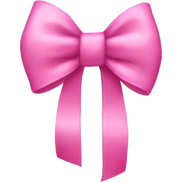 Pink bow emoji