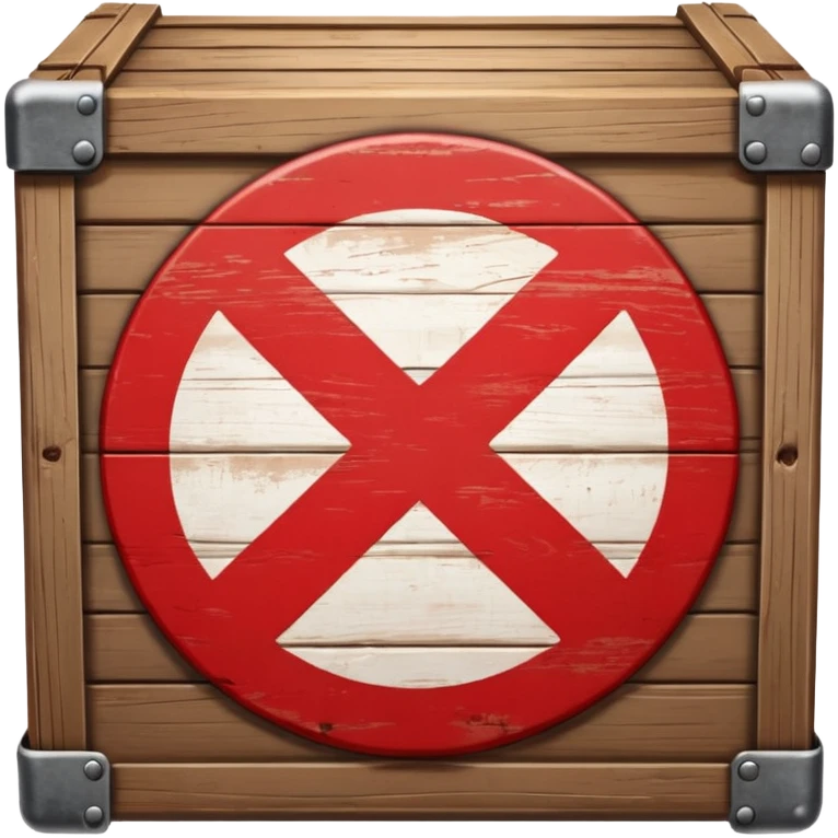 emoji de un simbolo de prohibido y que esté sobre una caja emoji