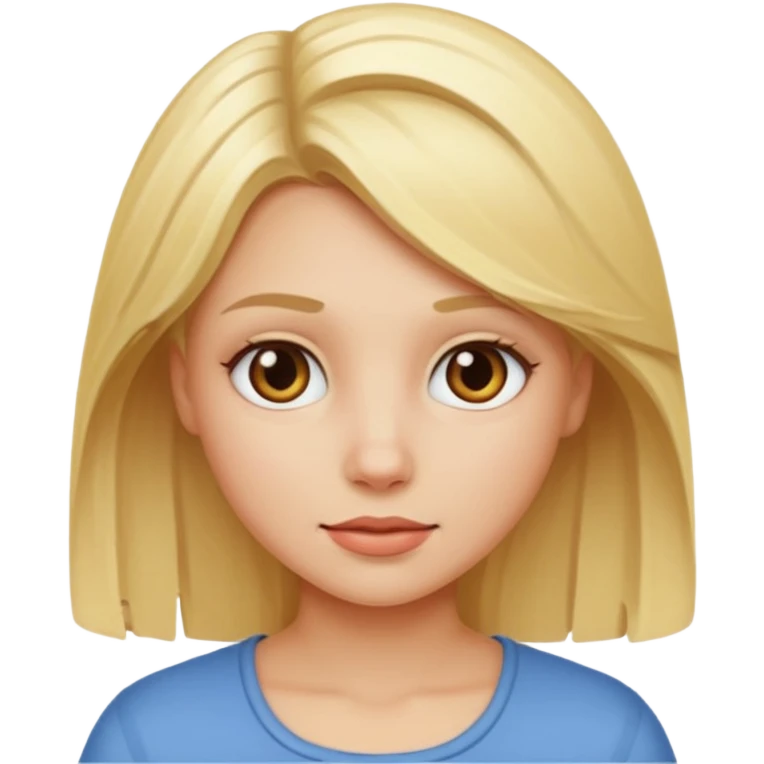 Blond girl emoji
