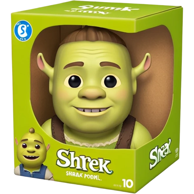 Boite funko pop avce shrek  emoji
