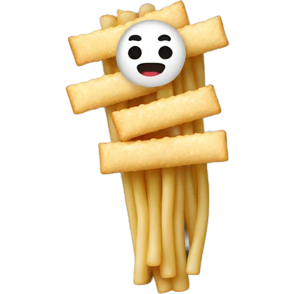  noodle with white cracker emoji