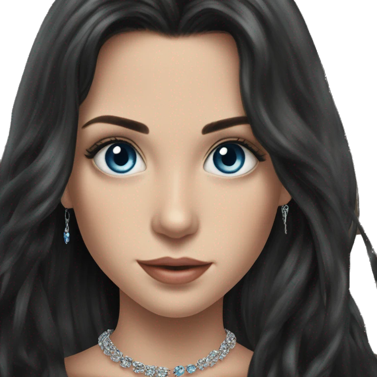 dreamy portrait beauty jewelry smile emoji