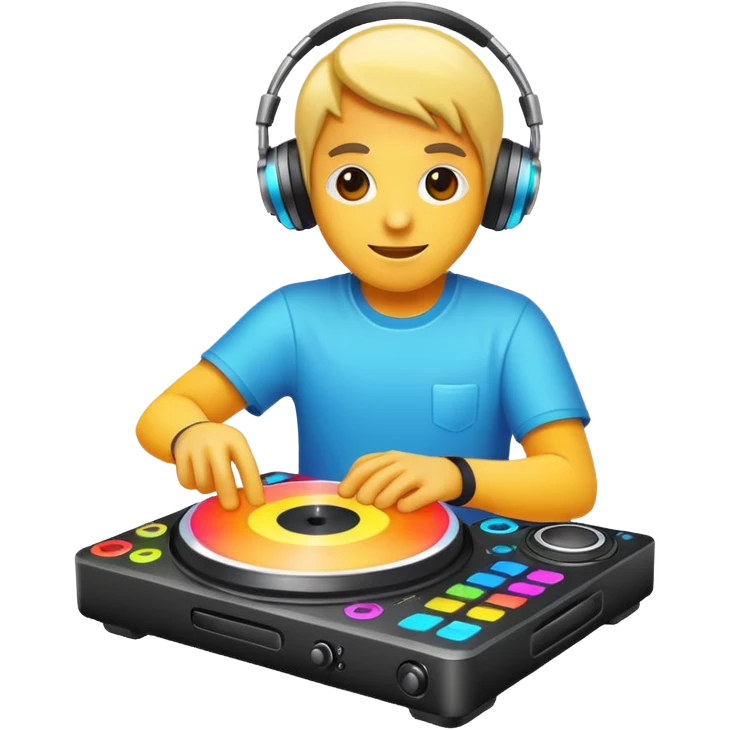 Dj light emoji