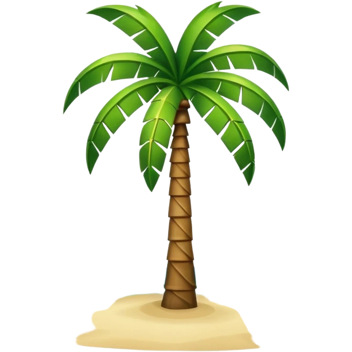 palm and sea emoji