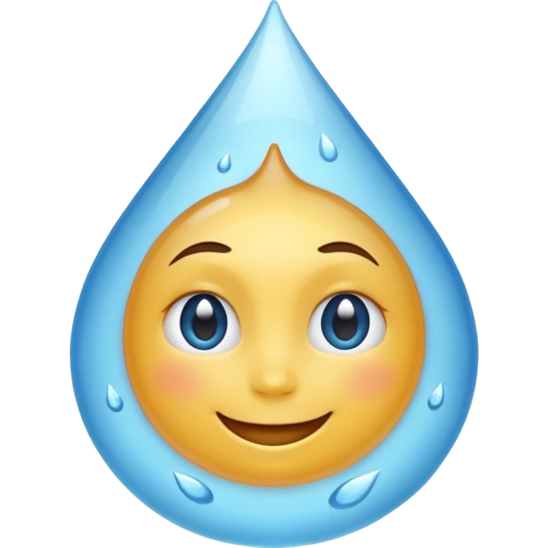 💧😁 emoji