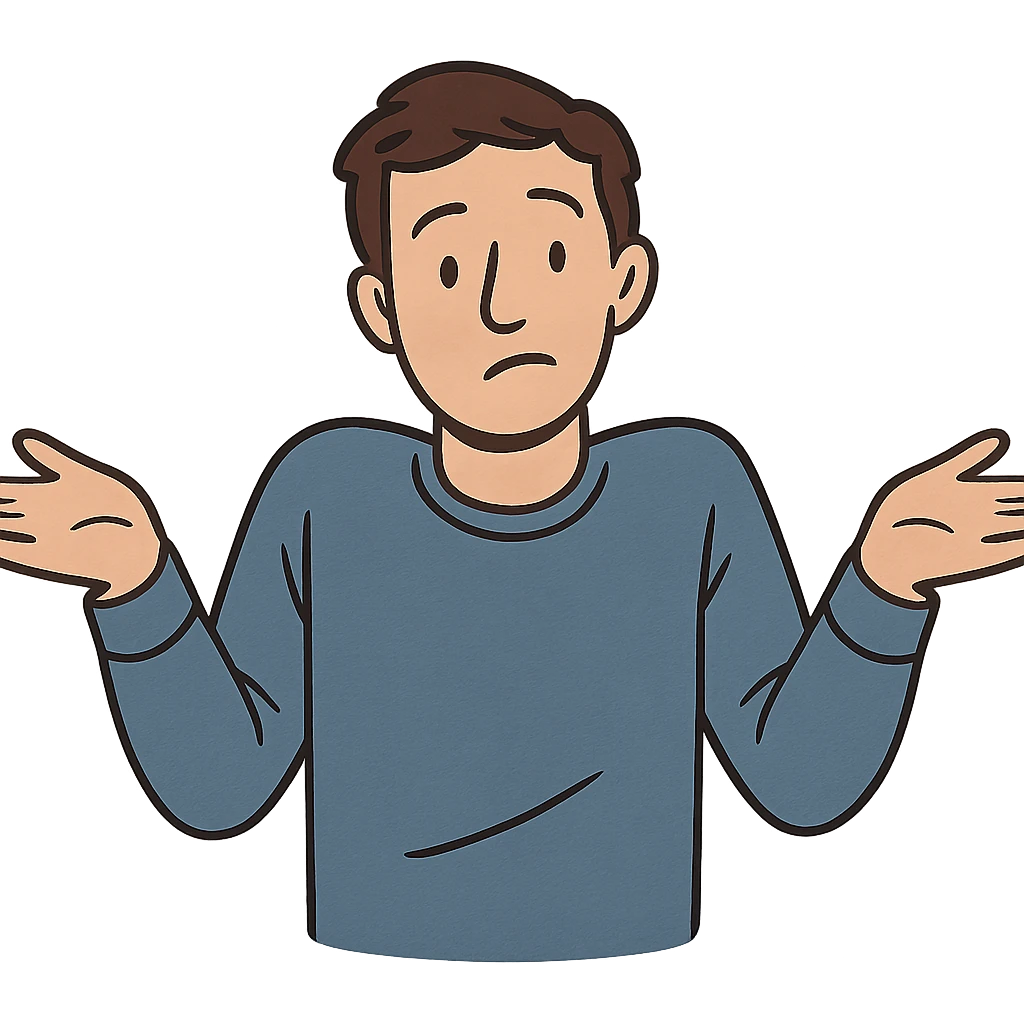 shrugging person emoji