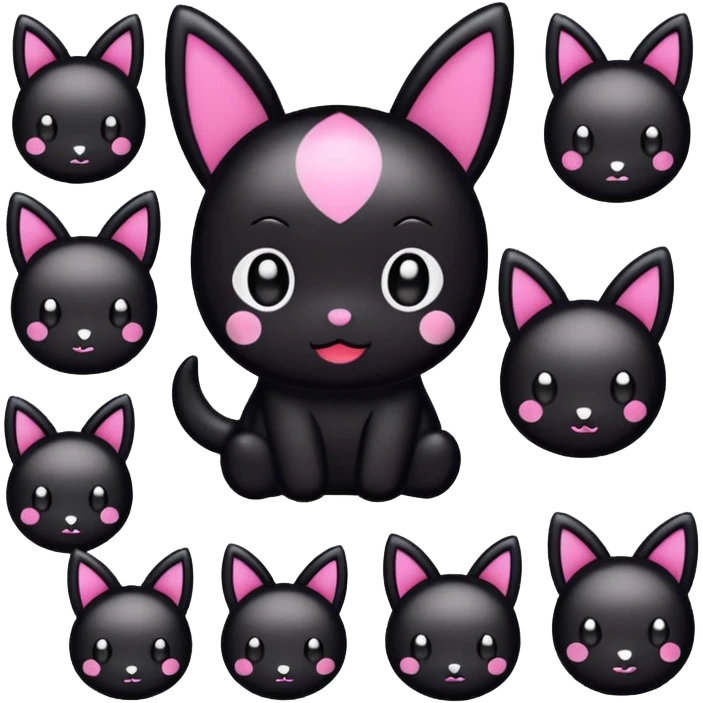 kuromi stickers emoji