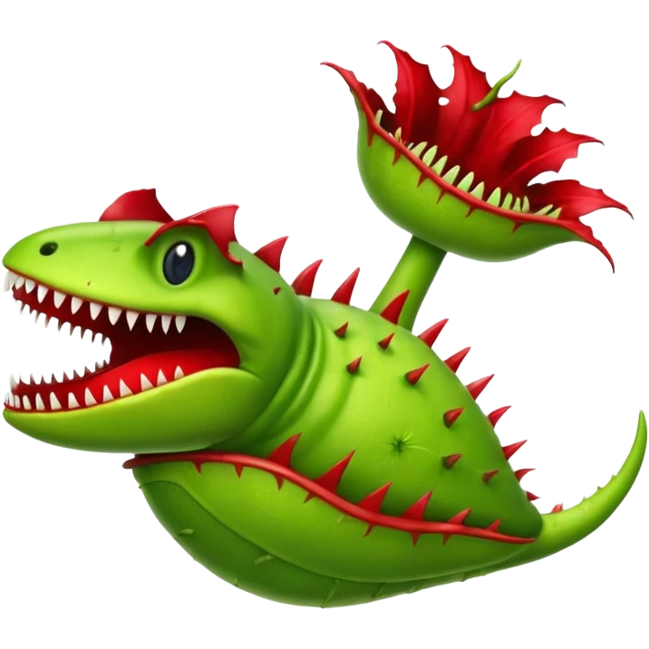 realistic venus fly trap emoji