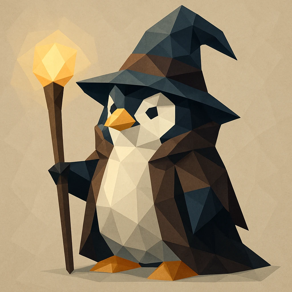 Penguin Wizard 345551322312321 emoji