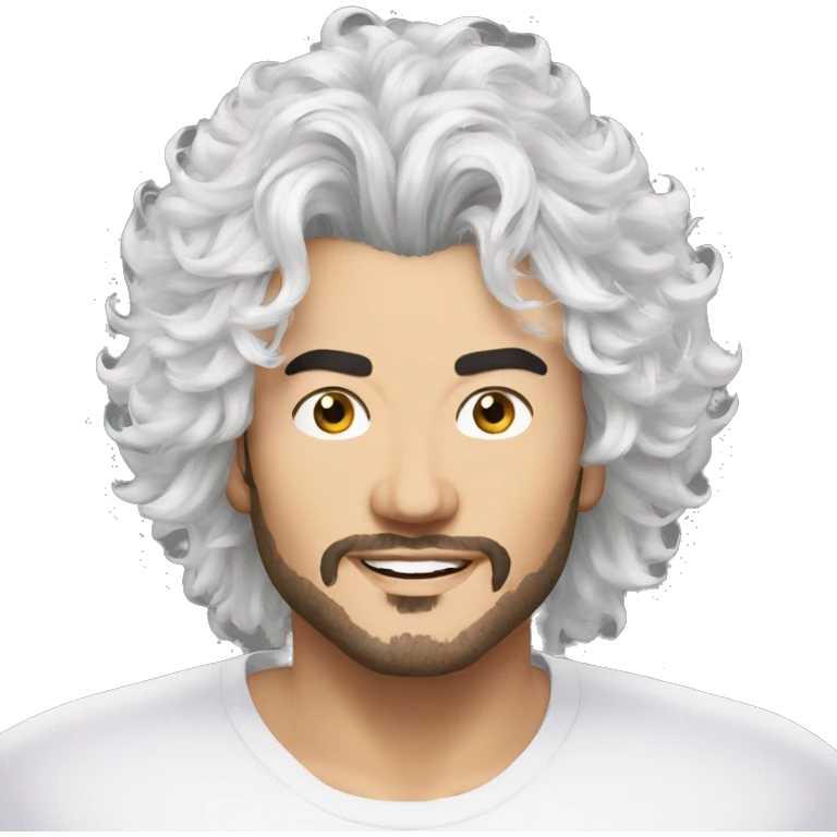 Phillip kirkorov white hair emoji