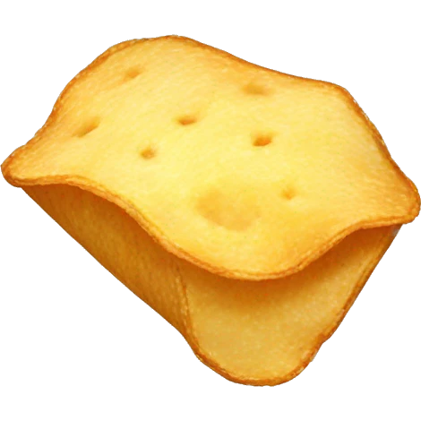 a singular potato chip emoji