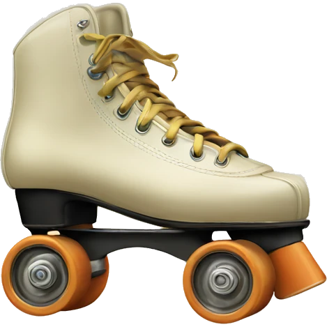 Vintage roller skate emoji