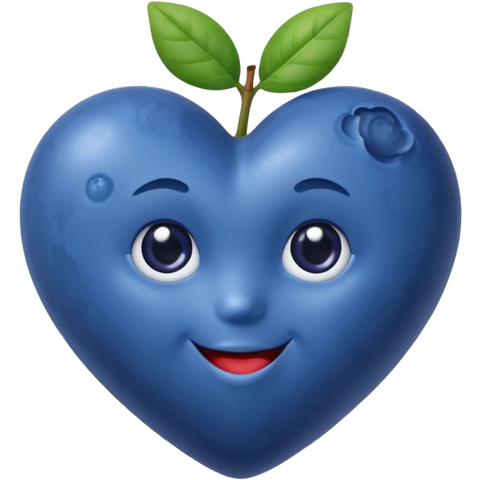heart blueberry farm  emoji