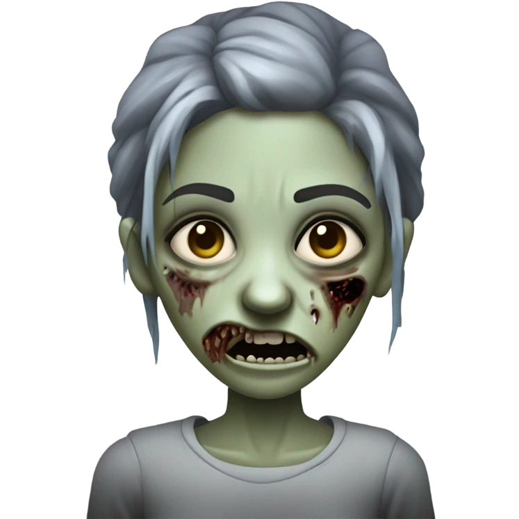 Sick zombie women emoji