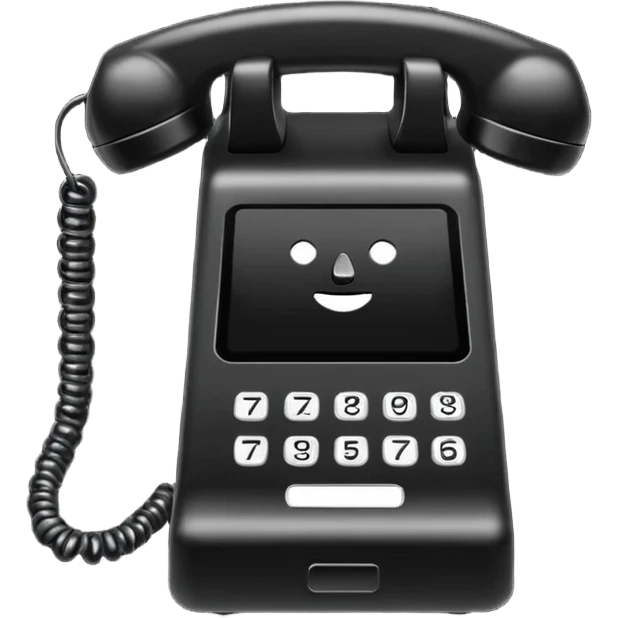 black phone emoji