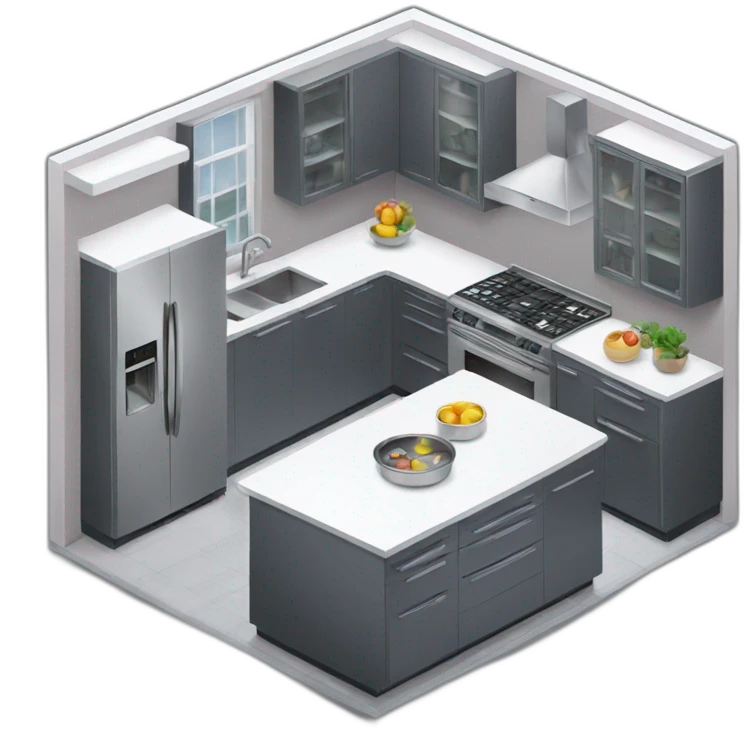 futuristic kitchen emoji