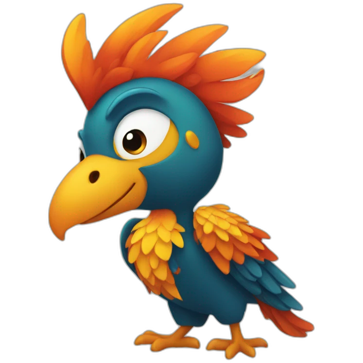 Cute Phoenix emoji
