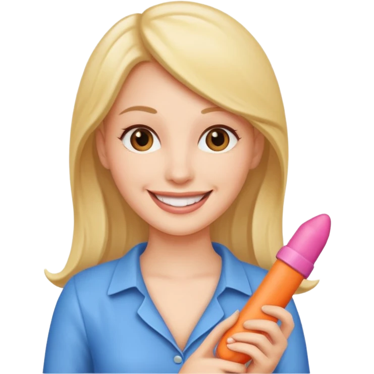 dildo kullanan kadın emoji