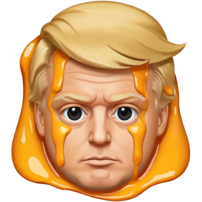 Trump est Macron qui fond le signe absolu cinéma de TikTok stp emoji